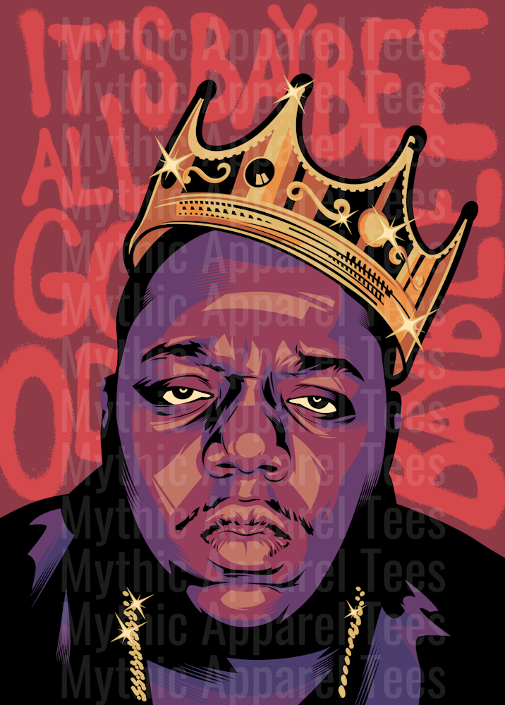 The Notorious BIG Rapper Pop Culture Rap Legend DTF Rapper Transfers
