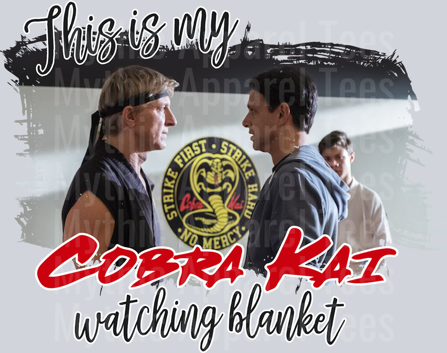Cobra Kai Blanket Plain