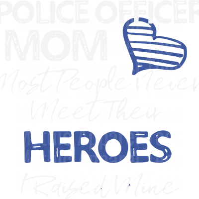 Police Officer Blue Line Back The Blue Transfers