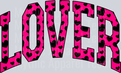 Lover Hearts Wavy Retro Funny Designs Valentines Day