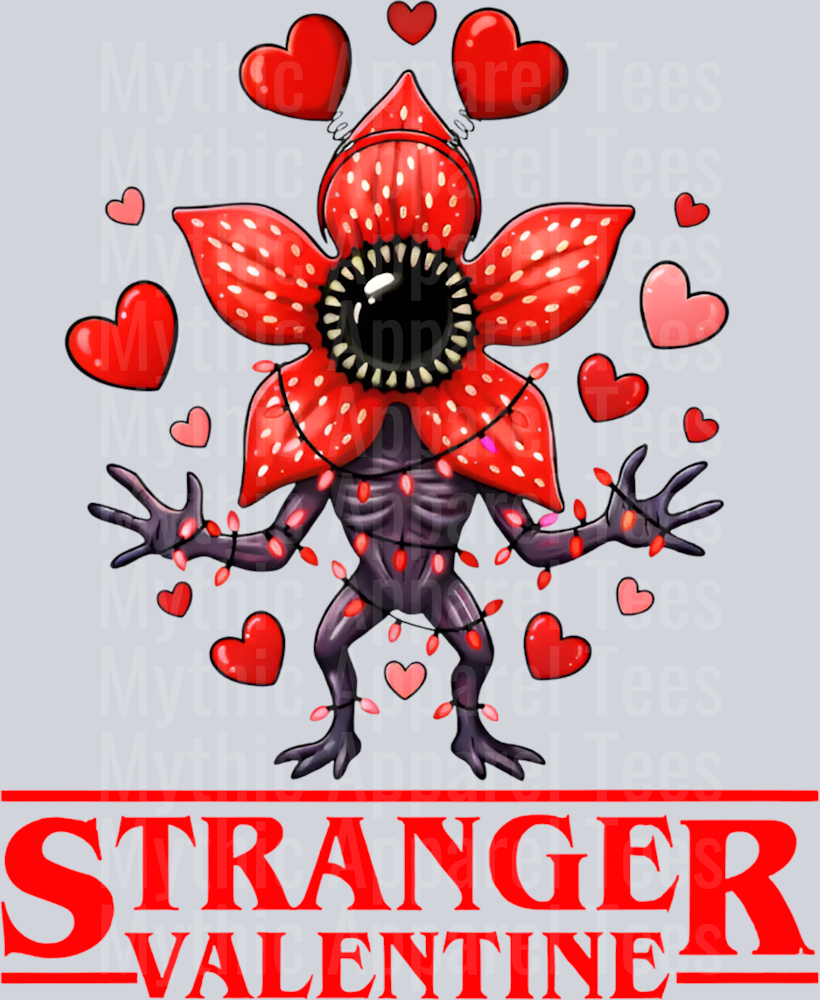 Stranger Things Valentines Day Transfers