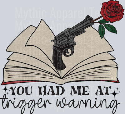 You had me at trigger warning DTF Book Transfers