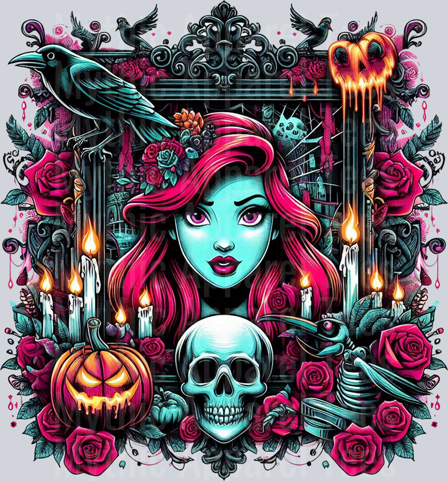 Ariel2 Disney Princess Tarot Card