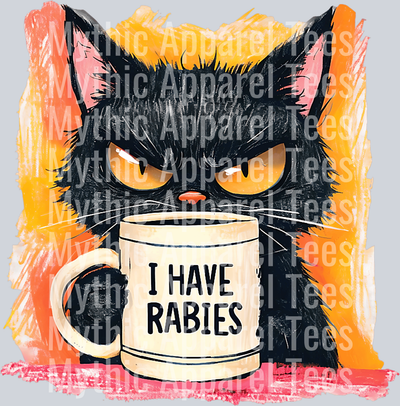 I have Rabies DTF Coffee Transfers