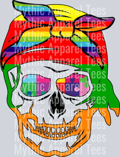Lgbtq Skull LGBTQ+ Transfer