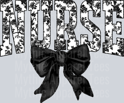Black Toile Nurse
