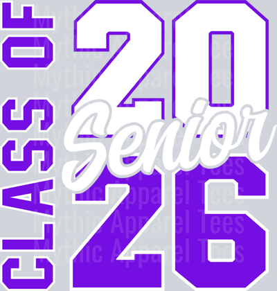 Senior 2026 Class of 2026 Seniors Graduation 2026 Senior 26 Pullover Hoodie