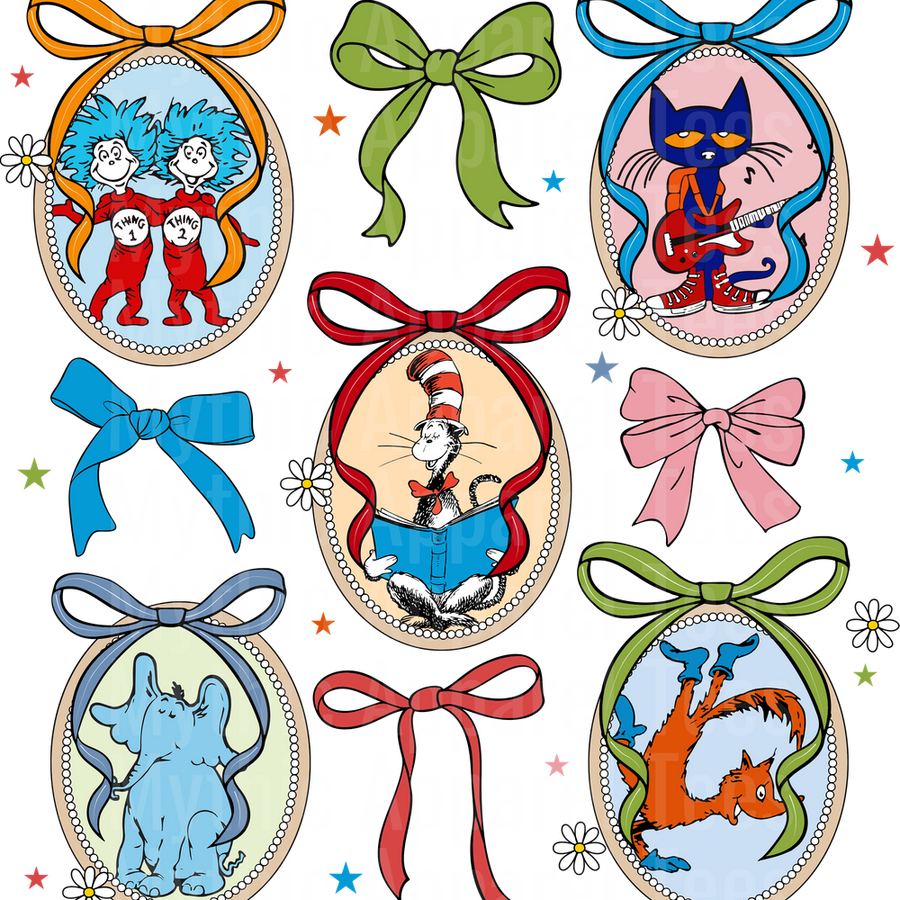 Dr Suess DTF Transfer