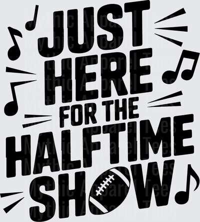 American Football Just Here For The Halftime Show Music Notes