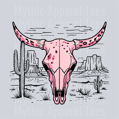 Bullhorn Desert Pink Cowgirl Western Southern Girl Pink