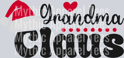 Grandma Claus Matching Christmas Design