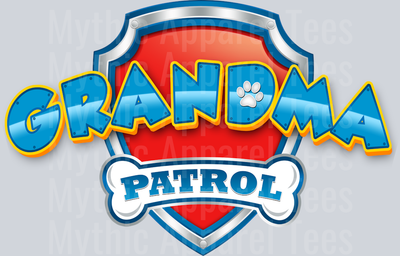 Grandma Patrol DTF Paw Patrol Transfers