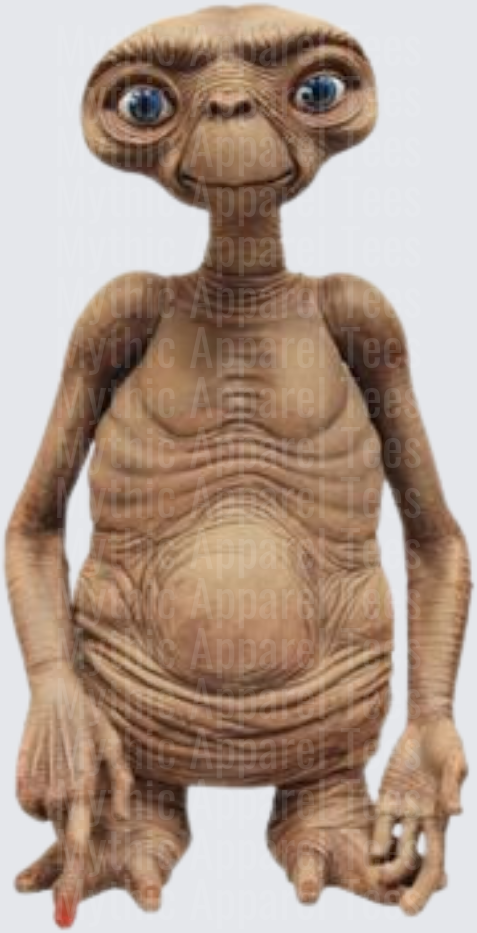 E.T. The Extra-Terrestrial Full Body Portrait with Glowing Finger