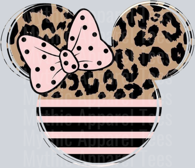Disney Stripes and print DTF Disney Transfers