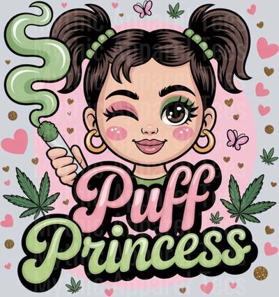 Puff Princess Girly Weed Smoking Style