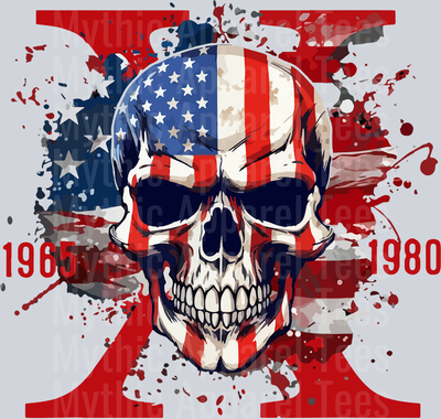 Gen X Skull DTF Skull Transfers