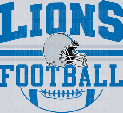 LIONS NFL Classic Design DTF NFL Transfers