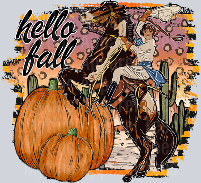 Hello Fall Cowgirl