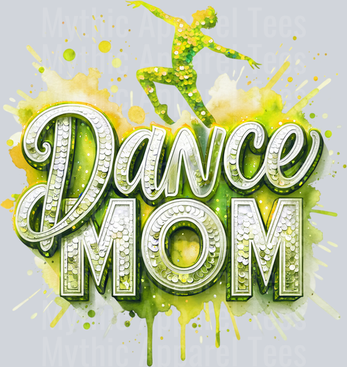 007 Dance Mom Male Dancer Gold DTF Dance Mom Transfers