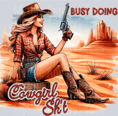 Busy doing cowgirl Shit Cowgirl Western