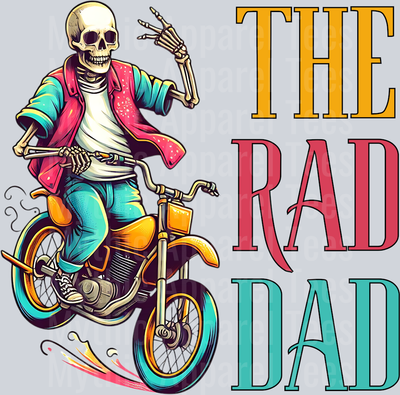 The Rad Dad 2 DTF Dad Transfers