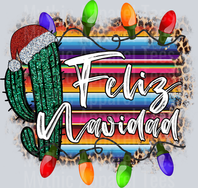 Christmas Feliz Navidad DTF Christmas Transfers