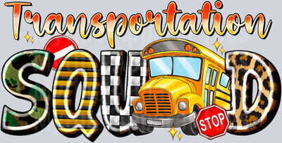 Transportation Squad School Bus Driver