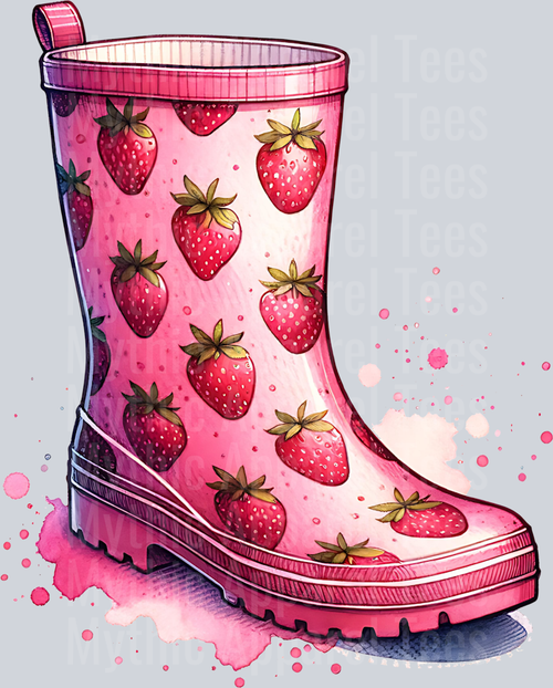 STRAWBERRY RAINBOOT CLIPART PNG