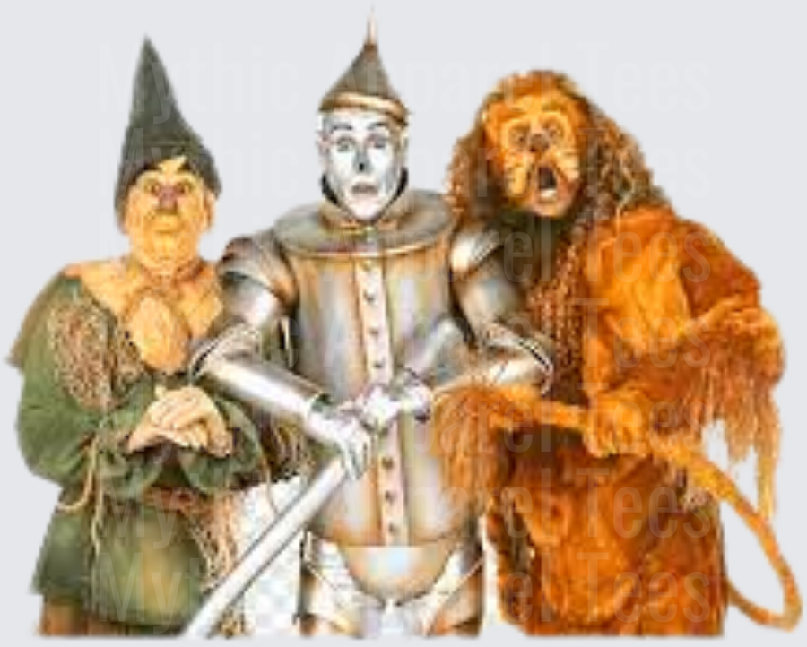 Scarecrow Tin Man and Cowardly Lion Wizard of Oz Classic Trio