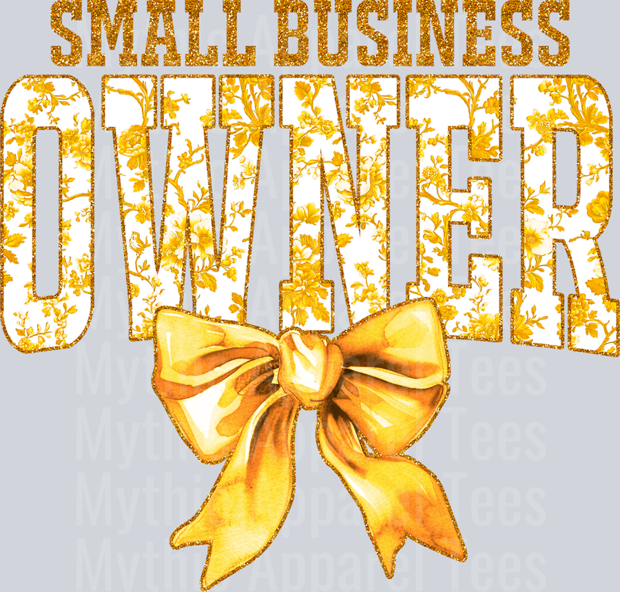 Yellow Small Business Owner