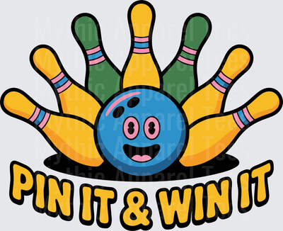 Bowling Pin It & Win It Smiley Ball Strike Design