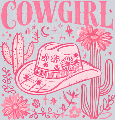 Cowgirl Hat Cowgirl Western Southern Girl Pink