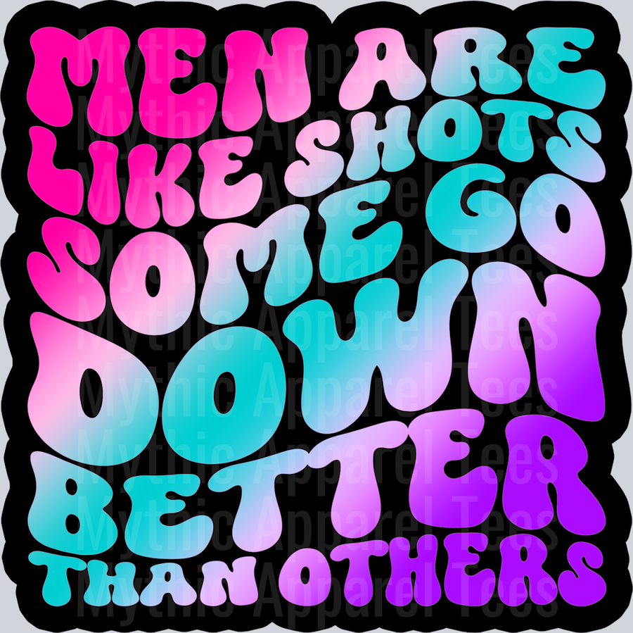 Color Men Are Like Shots