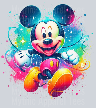 Mickey Mouse Disney 5 Colorful Pop Art Pop Culture Cosmic style