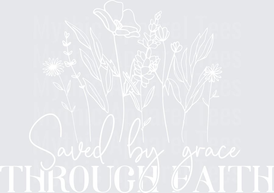 Bold Faith Typography Graphic with Inspirational Religious Text Design