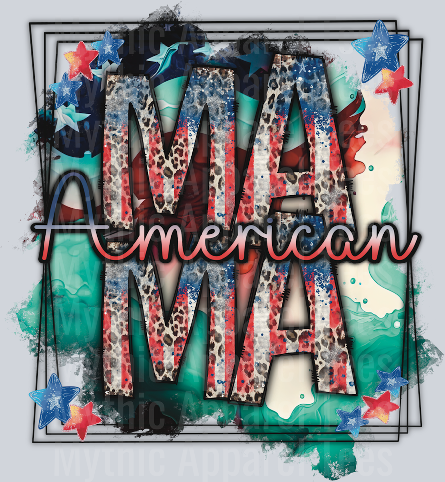 patriotic mama DTF Patriotic Transfers