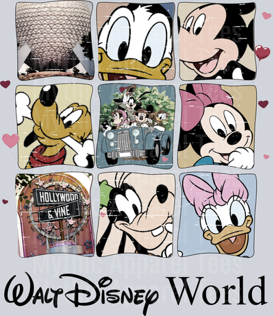 Walt Disney World Mickey Mouse Daisey daffy pluto DTF Disney Transfers