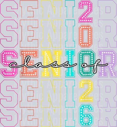 Class Of 2026 Senior 2026 Back To School 2026 Graduation T-Shirt