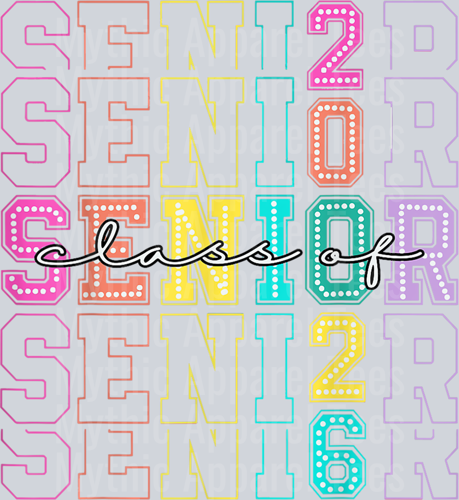 Class Of 2026 Senior 2026 Back To School 2026 Graduation T-Shirt