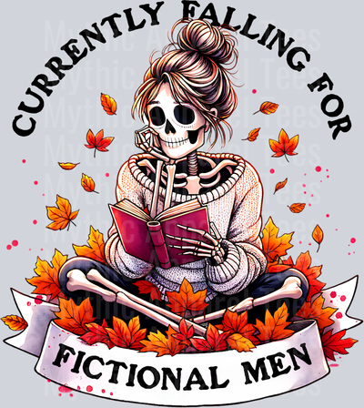 CURRENTLY FALLING FOR FICTIONAL MEN FALL WATERCOLOR