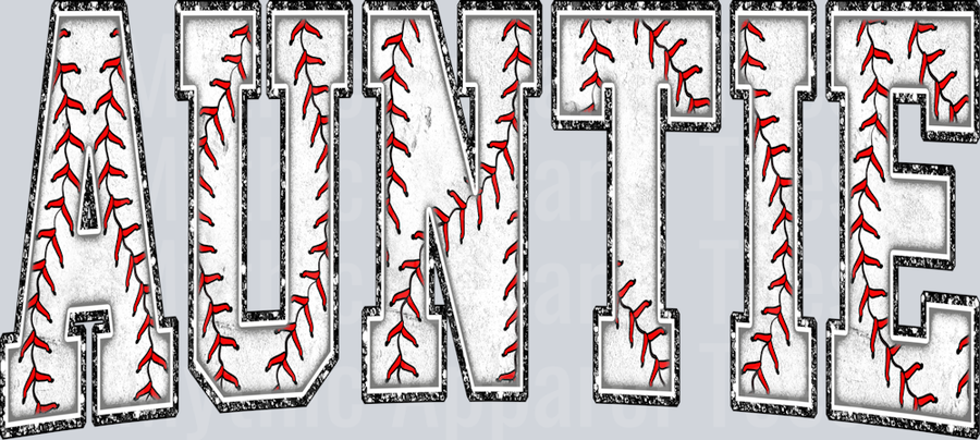 Baseball Auntie School Spirit & Sports