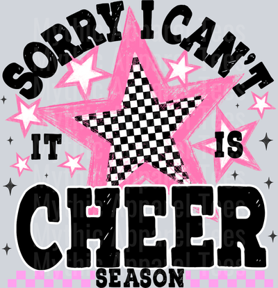 Sorry I Cant It Is Cheer Season