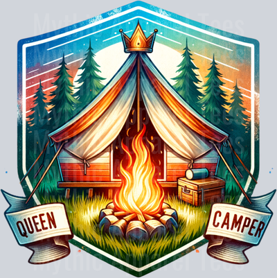 Queen Camper 20 DTF Camping Transfers