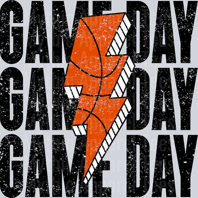 Basketball Game Day Stacked School Spirit & Sports