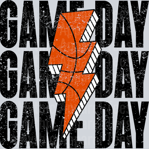 Basketball Game Day Stacked School Spirit & Sports