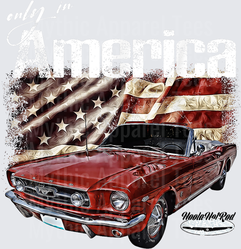 1964,64,1965,65,1966,66,Only,Muscle Car,convertble,America T-Shirt