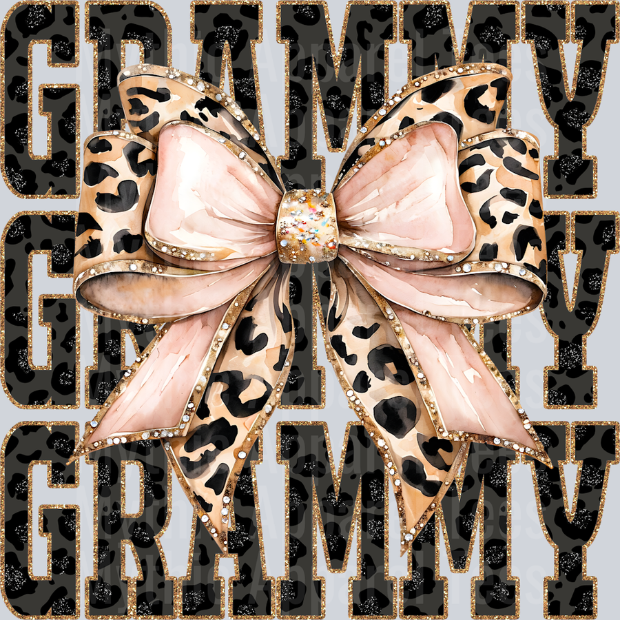 Leopard Bow Grammy