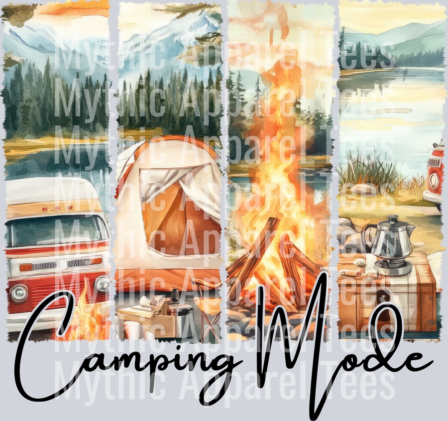 Camping Mode Retro Summer