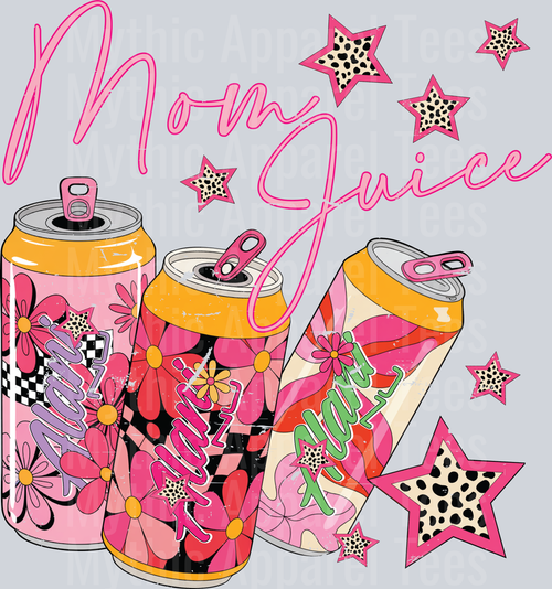 Mom Juice Alani DISTRESSED STYLE DTF MOM Transfers