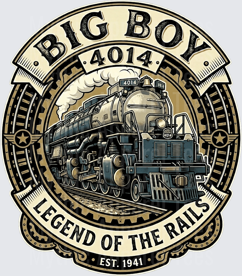 Trains Big Boy 4014 Legend of the Rails Est. 1941 Badge